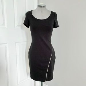 Express Zipper Accent Dress